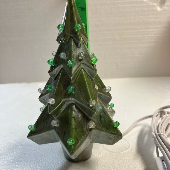 Green glazed Christmas tree - Picture 6 of 7